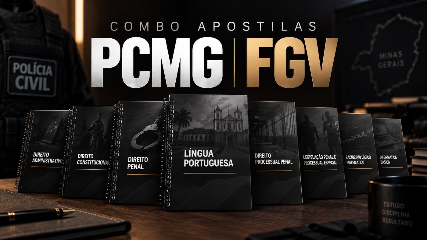 Apostilas PCMG · Banca FGV